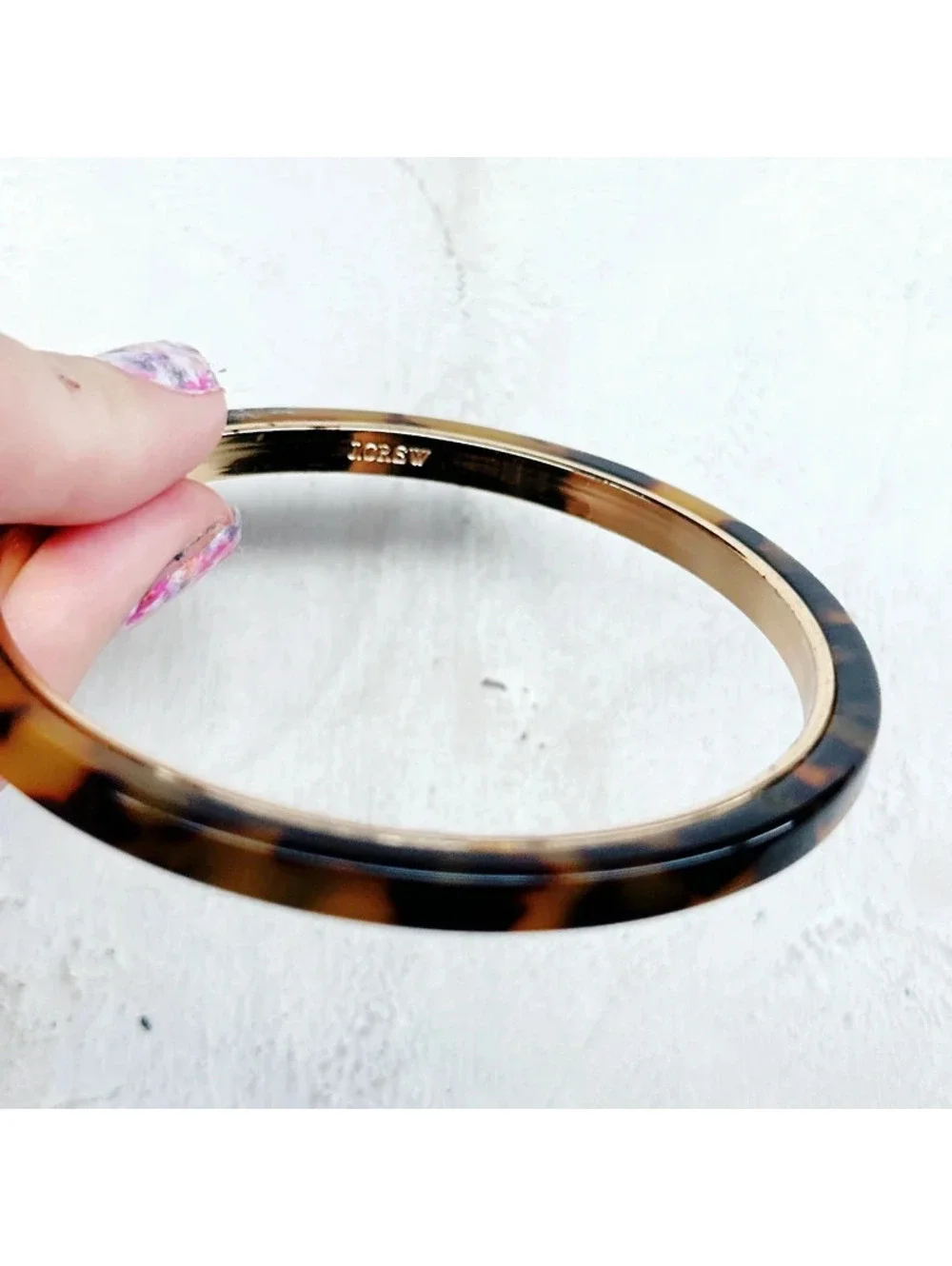 5842mc. J. Crew Faux Tortoise Shell Bracelet